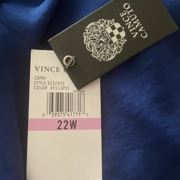 Vince Camuto 22W Royal Blue Dreas - Never Worn with Tags - Picture 2 of 3